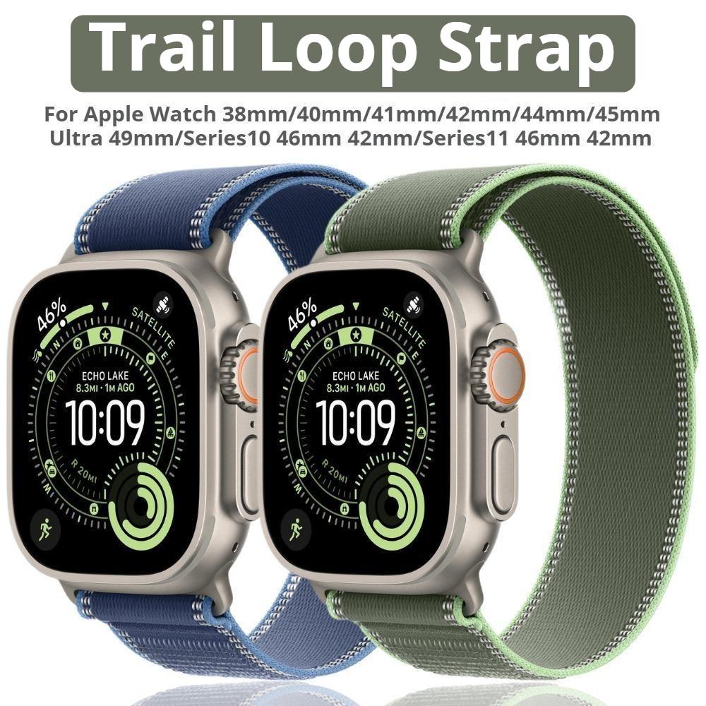 1:1 Trail Loop For Apple Watch Ultra 3 2 Band 49mm 46mm 45mm 44mm 42mm 40mm 41mm 38mm Sport Bracelet Correa Iwatch Series 11 10 9 8 7 SE Straps