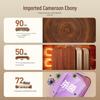 ecoco Wenge Wood & Stainless Steel Double-Sided Cutting Board
