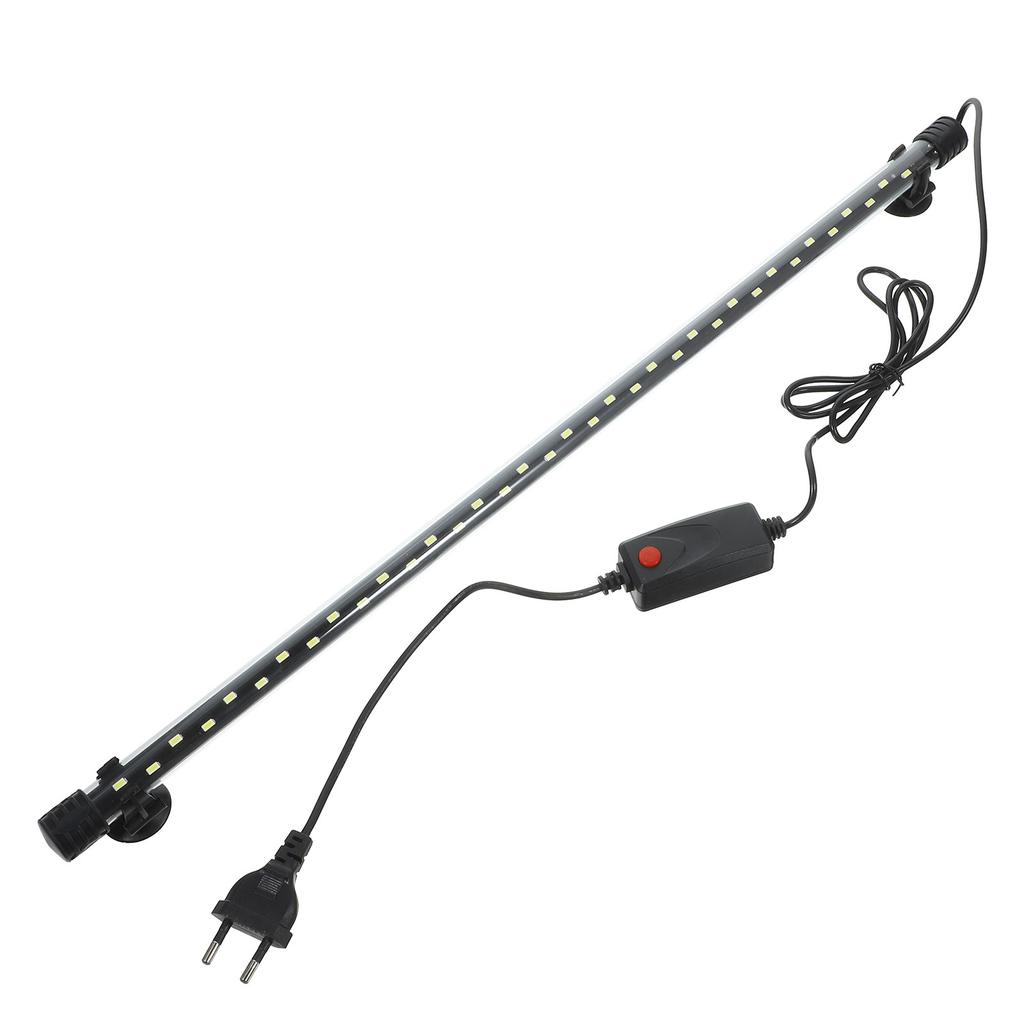 1Pcs Aquarium Light Fish Tank LED Lamp Pure White Brightness Home Aquarium Lighting Lamp Fish Tank Landscaping Light Easy Setup