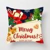 Square Pillowcase Christmas Pillow Sofa Cushion Covers Lumbar Cushion for Holiday