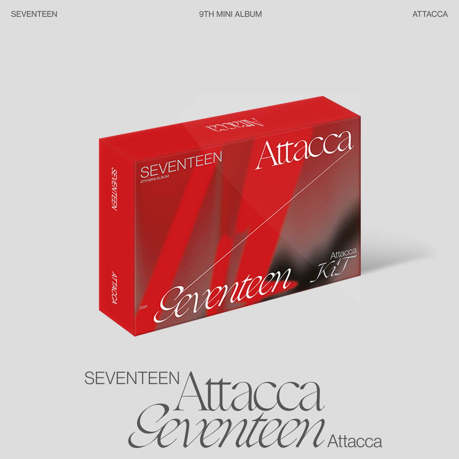 

SEVENTEEN 9th Mini Album KiT Album is a digital album and does not include a CD Attacca (Korean Edition) This (app required)