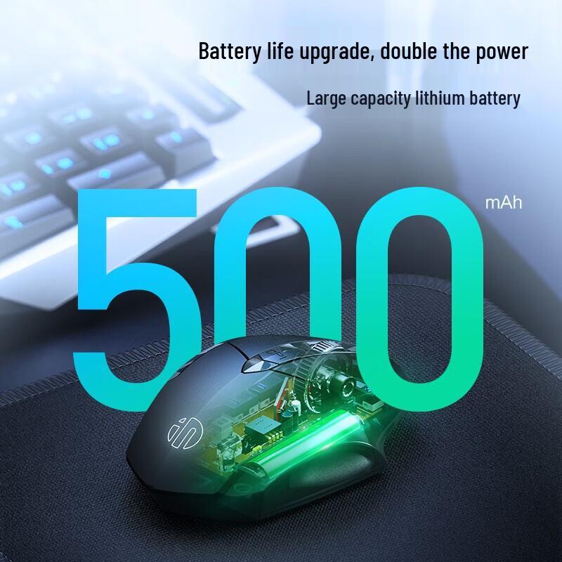 Inphic PM6 Wireless Rechargeable Ergonomic Silent Mouse