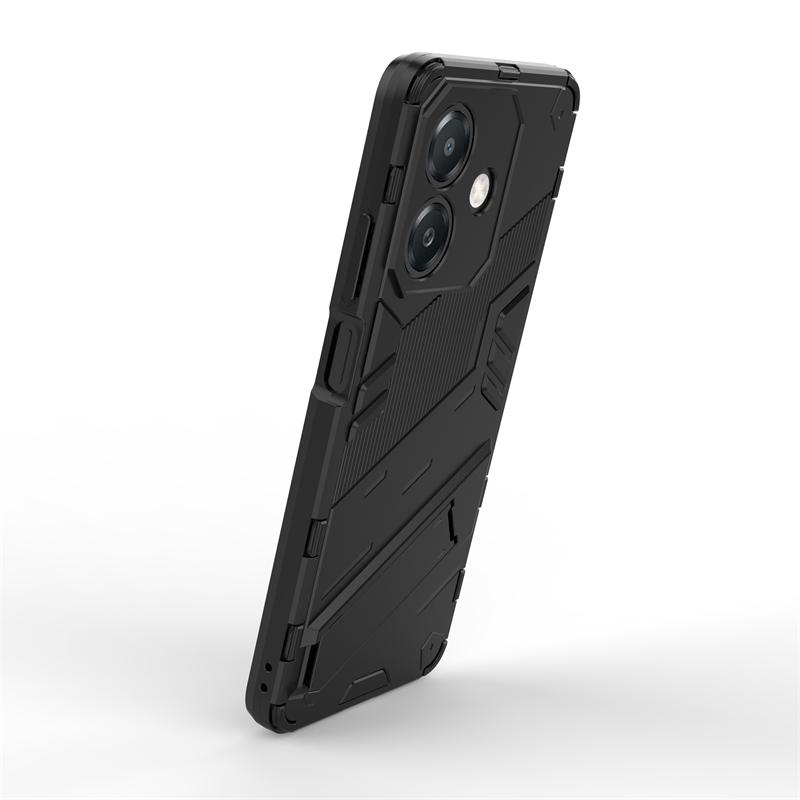 Punkowy uchwyt Etui na telefon dla Oppo A3x 5G India Celulares Shell Bumper Wstrząsoodporny Twardy Dla Oppo A3x 5G Funda Para Tylna Pokrywa