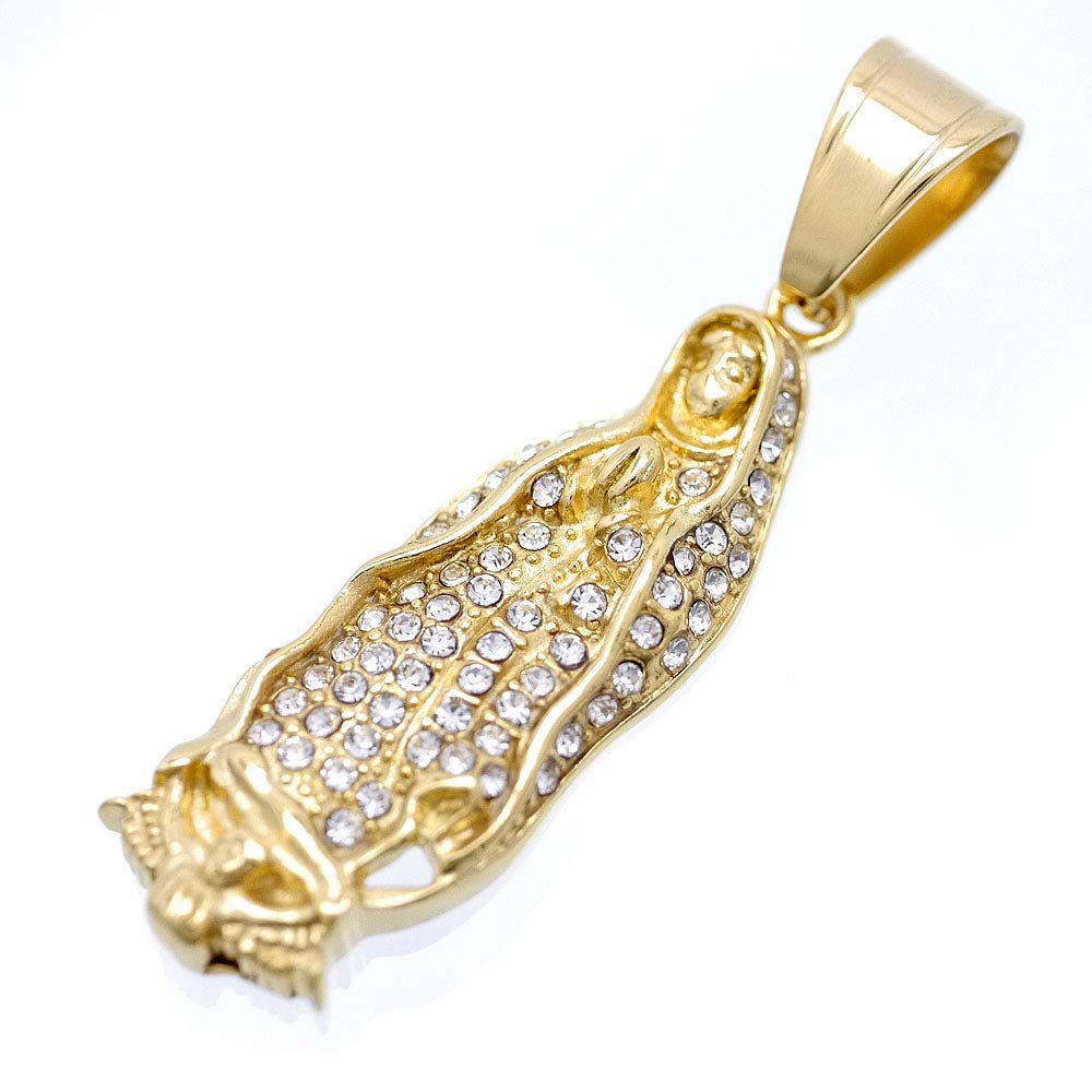 

Подвеска «Дева Мария» из циркония Playhand Top C1 Gold Large Real Stainless Steel [Silver One] для мужчин