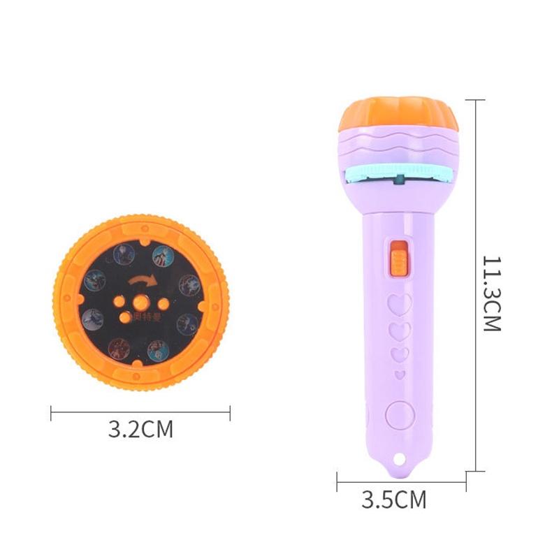 Baby Schlafen Geschichte Buch Taschenlampe Projektor Taschenlampe Lampe Spielzeug Frühe Bildung Spielzeug für Kind Urlaub Geburtstag Weihnachten Geschenk Leuchten spielzeug