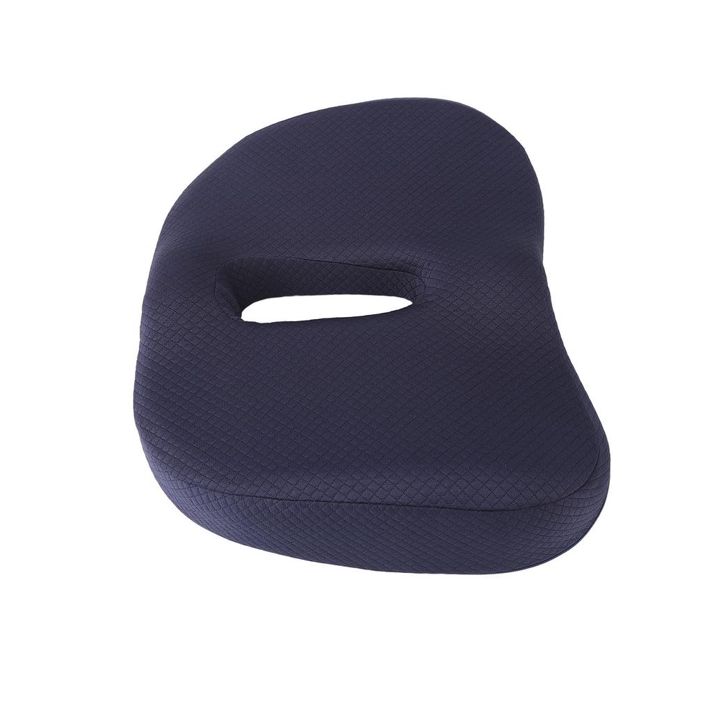 Donutpute Kontor Ortopedisk Donutpute Memoryskum Myk Pustende Sete Pute Pad Marineblå