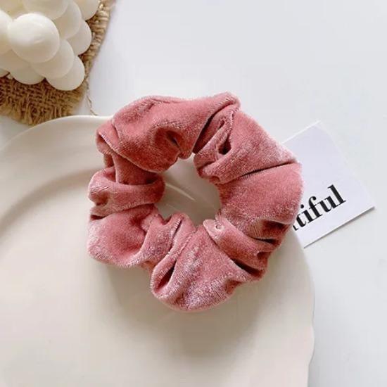 Classic All-match Velvet Scrunchies Women Girls Elastic Hair Rubber Bands Accessories Tie Hair Ring Rope Lady Headdress Headwear