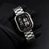 Strap+Case for Apple Watch 11 10 42mm 46mm 9 8 7 41mm 45mm Metal Band PC Case For  iWatch Series 6 5 4 SE 40mm 44mm Watchband