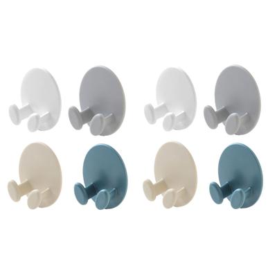 Power Plug Hook Strong Adhesive Oval Shaped Easy To Install Plug Wire Holder Hooks for Power Cords