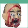 Horror Latex Foam Zombie Dry Corpse Hanging Head For Halloween Escape Room Decor And Costume