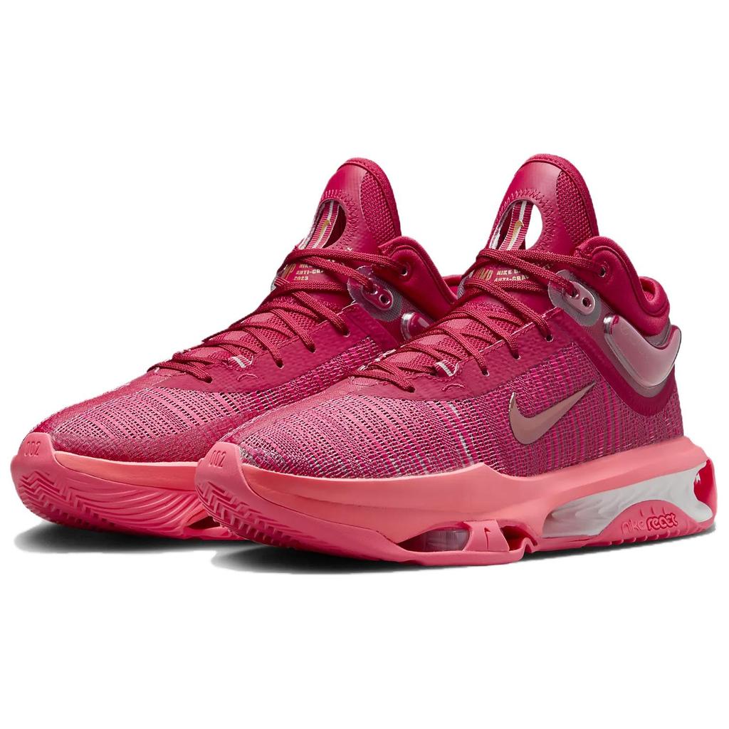 Nike Air Zoom G.T. Jump 2 EP Comfortable Versatile Durable Rebound Mid-Top Basketball Shoes Men Sneaker Red DJ9432-603