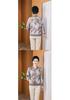 Summer 2026 Ice Silk Lapel T-Shirt for Middle-Aged Women