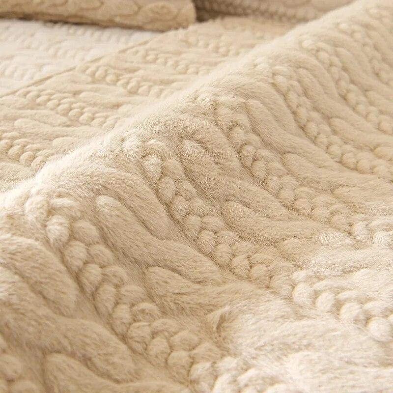 High Quality Plush Winter Thickened Sofa Cushion Autumn and Winter Anti Slip Sofa Cover