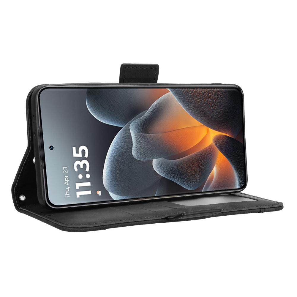 Flip Case for Motorola Signature, Card Slot, Black