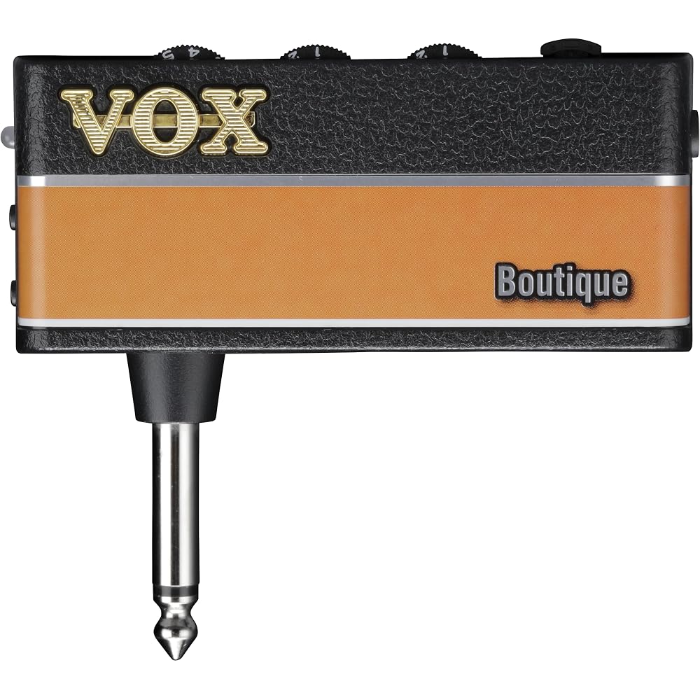 VOX amPlug 3 Boutique Headphone Guitar Amplifier - Cable-free, plugs directly into your guitar, perfect for home practice, battery-powered, built-in e