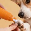 Portable Electric Pet Nail File Carrot Shape Two Speed Settings Pet Nail Grinder Quiet Operation Dog Paw Trimmer Home