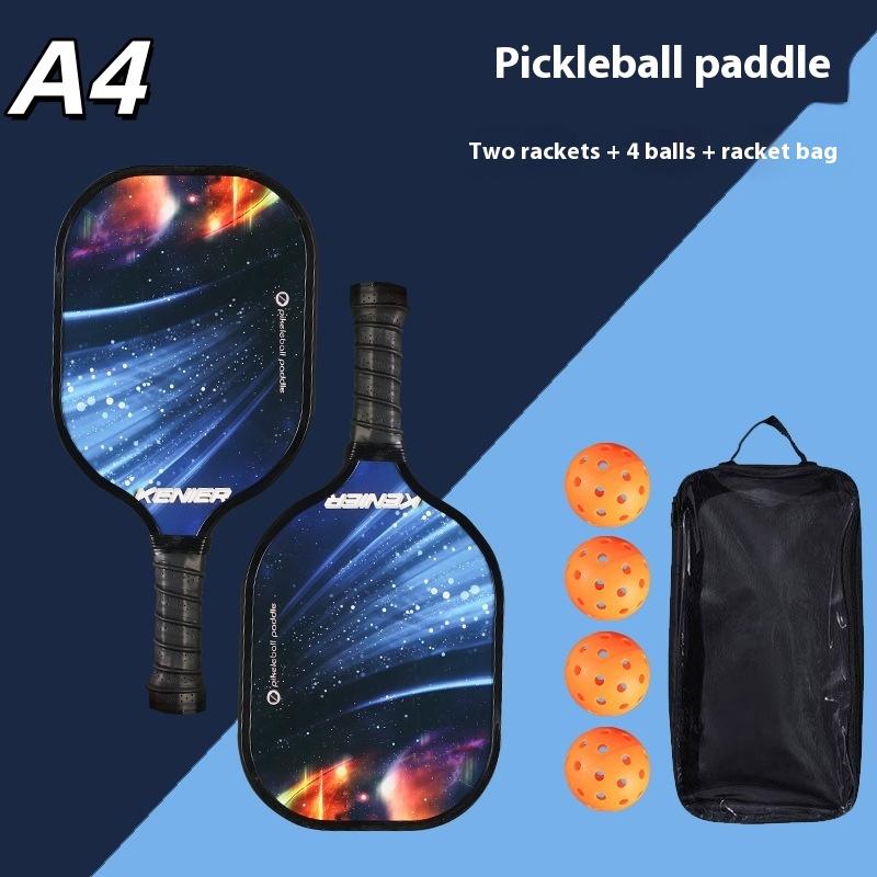 Professionelles Pickleball-Set 2-Spieler Holzschläger 4 Ball Pickleballschläger Ballsets Tragbare Tasche