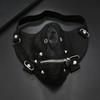 Meier New Arrival Carnival Party Leather Mask Stylish Zipper Punk Retro Men's Mask