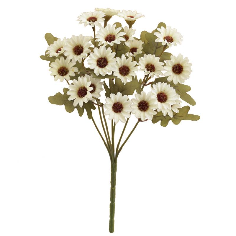 21 Heads Artificialflower Autumn Silk Daisy Bouquet Decor Vase Home Wedding Decor Household Products Holiday Party DIY Gift Box