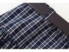 PB&ZA Women's Autumn European Style Plaid Midi Skirt with Belt