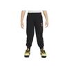 Kids Knitted Sports Pants Sportswear Icon Fleece Small Embroidery Pattern Casual Mid Waist Kids Bottoms Black HF7134-010