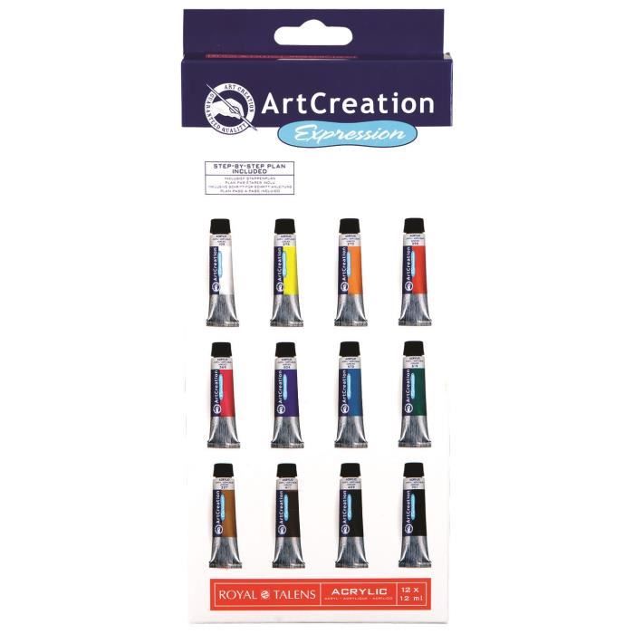 ARTCREATION EXPRESSION Set Acrylique 12x12 Ml