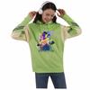 Oshi no Ko Color Block Patchwork Hoodie with Fleece Lining