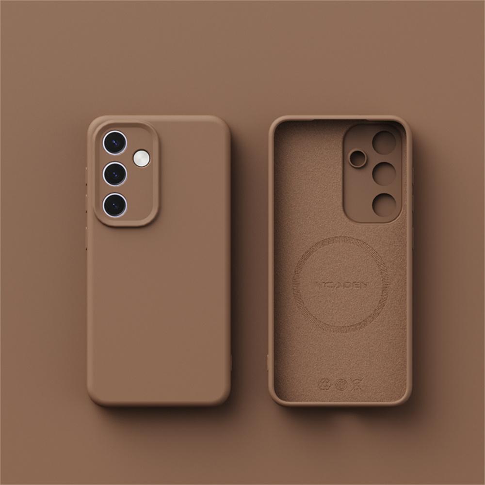 Original Liquid Silicone For Magsafe Magnetic Case For Samsung S25 S24 S23 S22 Ultra Plus A56 A16 A55 A54 Wireless Charge Cover