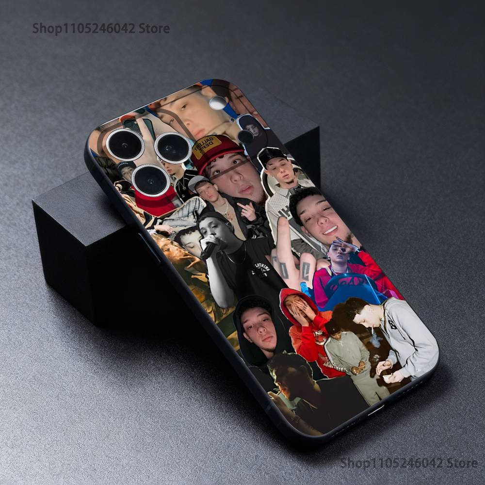 Yan Block 111 444 Rapper Phone Case For iPhone 17,16,15,14,13,12,11,Pro,XS,Max,XR,Plus,E,SE4,Mini Black Soft Cover