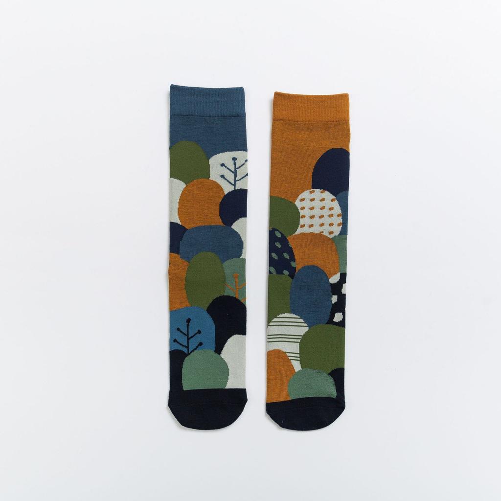 20 Straight Socks Couple Socks Comfortable Cotton Socks Mandarin Duck Socks Creative Illustration Socks