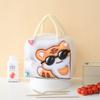 Cute 3d Cartoon Animal Pattern Thermal Lunch Box Cooler Bag Potable Insulated Bento Handbag Waterproof Picnic Food Container Bag
