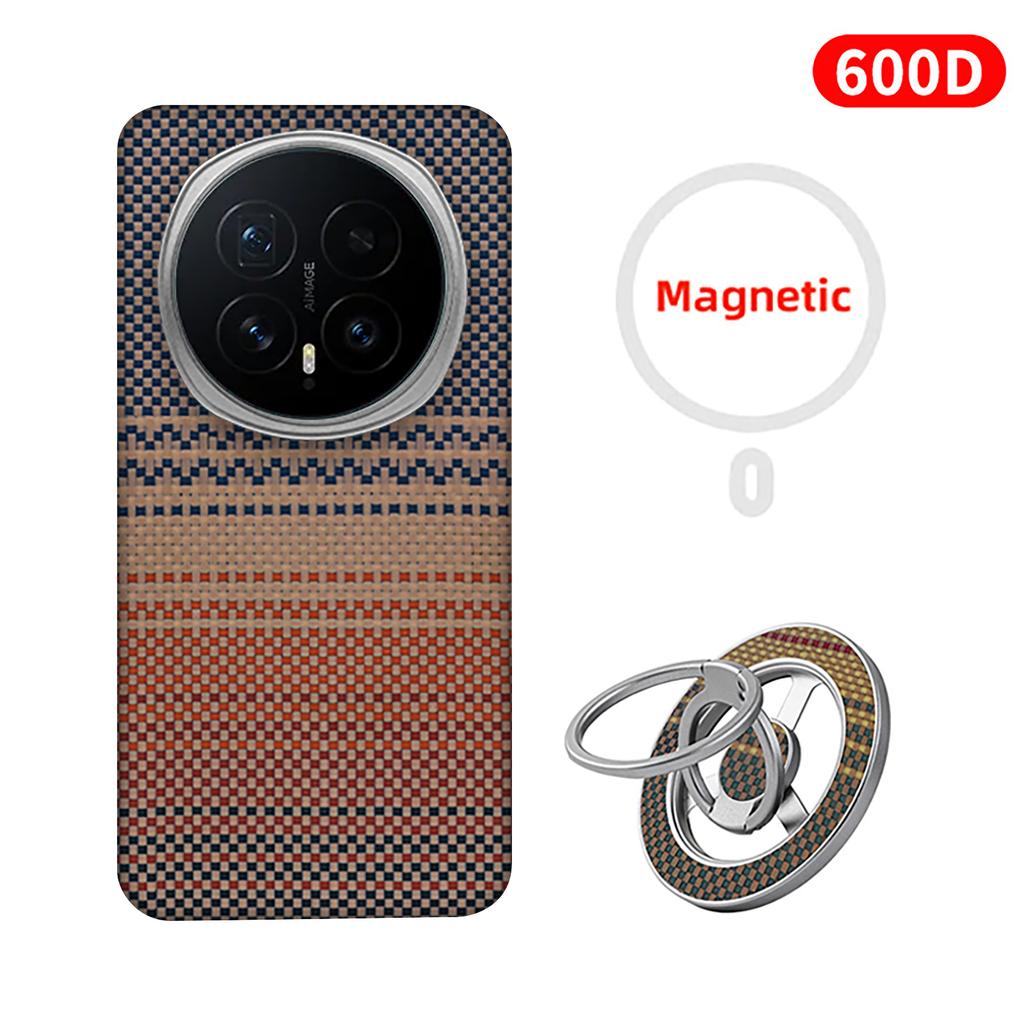 Geschikt voor honor magic 8/8 Pro telefoonhoesje, Kevlar aramidevezel koolstofvezel harde schaal, lichtgewicht magnetische beschermhoes