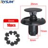8mm Universal Car Plastic Fastener Rivets Bumper Door Panel Fender Trim Clips Retainer Screw Rivet Clamp For Nissan Honda Toyota