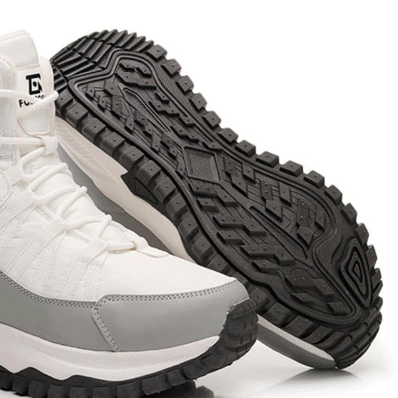 Men'S Winter Boots Warm Snow Boots For Men Women Thick Plush Mid-Calf Boots Non-Slip Waterproof Outdoor Hiking Boots -40℃