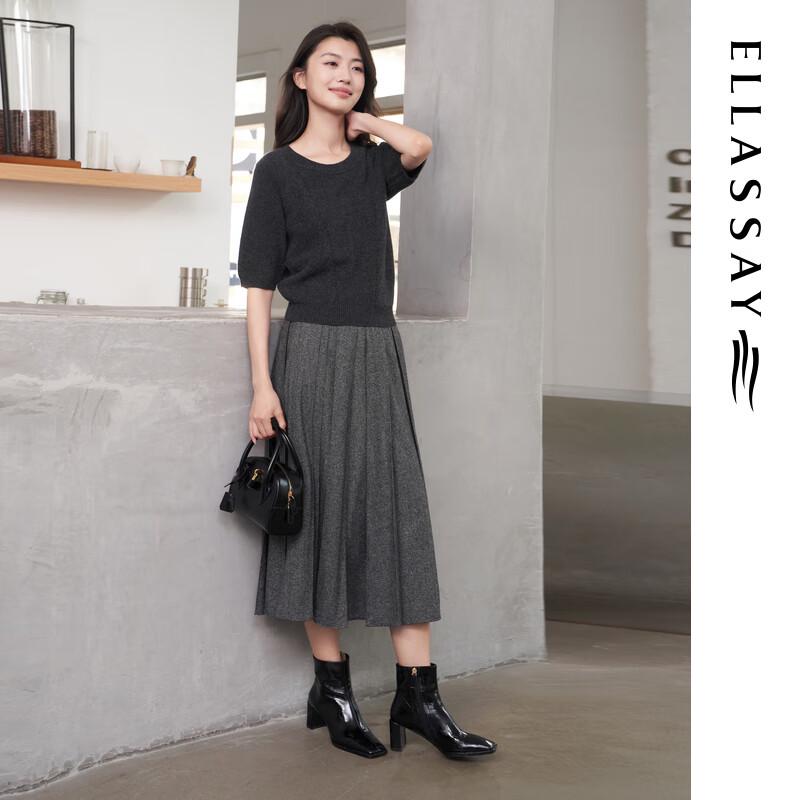 ELLASSAY Women's 100% Cashmere Twist Knit Sweater