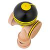 KENDAMA USA Kaizen Kendama Jet Shape Triple Split Improved Kendama Triple Split JET Shape (Black Yellow)