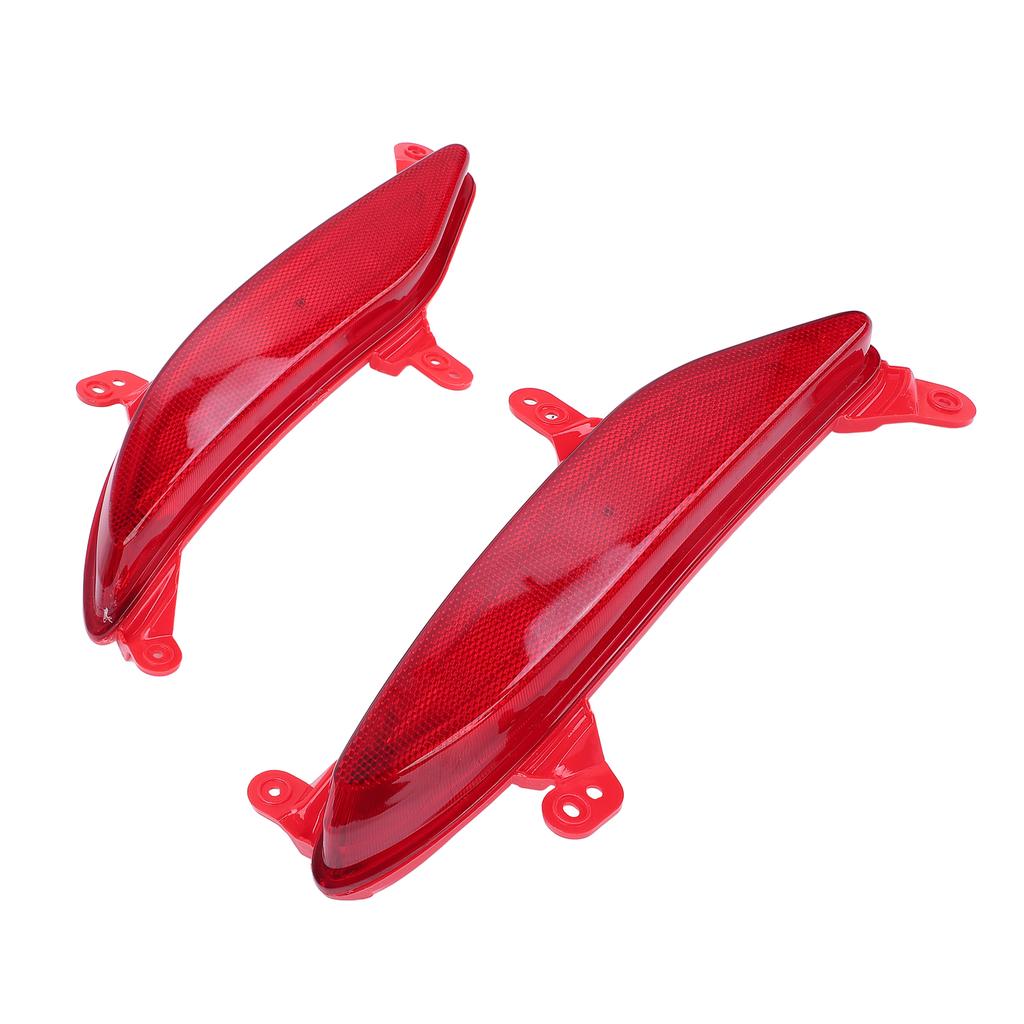 Pair of Rear Bumper Reflector Colorfast 924062W200 Red Housing Left Right Reflective Strip for Santa Fe Sport 2013 2016