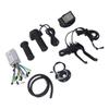36V 48V 350W Brushless Motor Controller S866 LCD Panel Kit Electric Bike Conversion Brake Twist Handle Kit for Riding