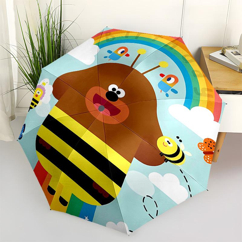 

Bee, Rainbow Automatic Opening and Closing, 8 rib Structure Portable Umbrella, Suitable for Men and Women in All Seasons Perfect Gift for H