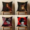 Beautiful Geisha Woman Pillow Case Living Room Sofa Cushion Cover Suitable For Home Bedroom Decoration And Protector