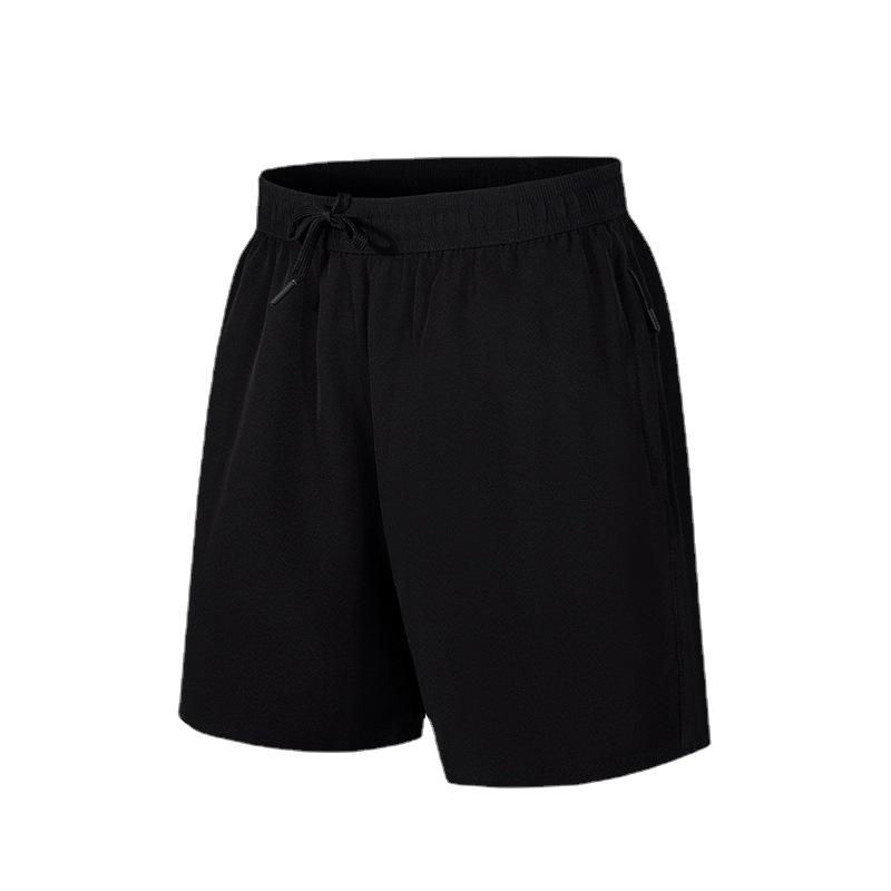 Shorts Herren Schnelltrocknend Locker Fünfviertelhosen Sport Freizeithosen Herren Dünne Eisseide Strandhosen