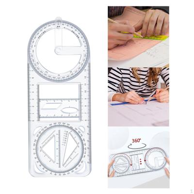 Șablon de Desen Instrument de Măsurare Riglă Geometrică Multifuncțională pentru Cofraje de Construcție