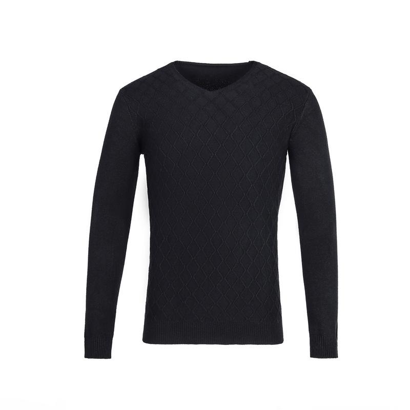 Men's Korean Style Slim Fit V-neck Autumn/Winter Sweater Knit Pullover