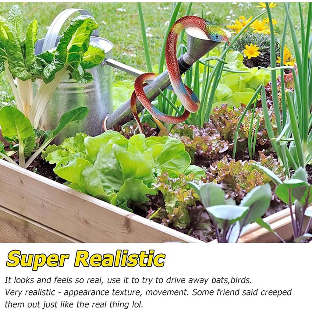 Creative Prank Soft Rubber Simulation Snake Toy Fake Snake Prop April Fool'S Day Parody