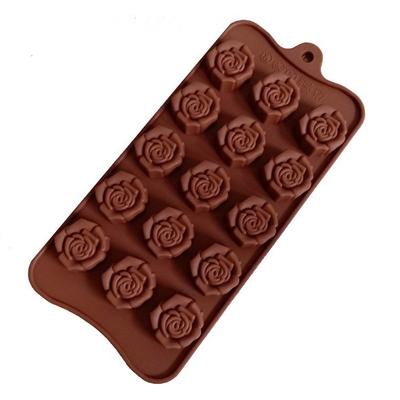 Flower Rose Silicone Mould Cake Decorating Chocolate Wax Melts Mold Baking