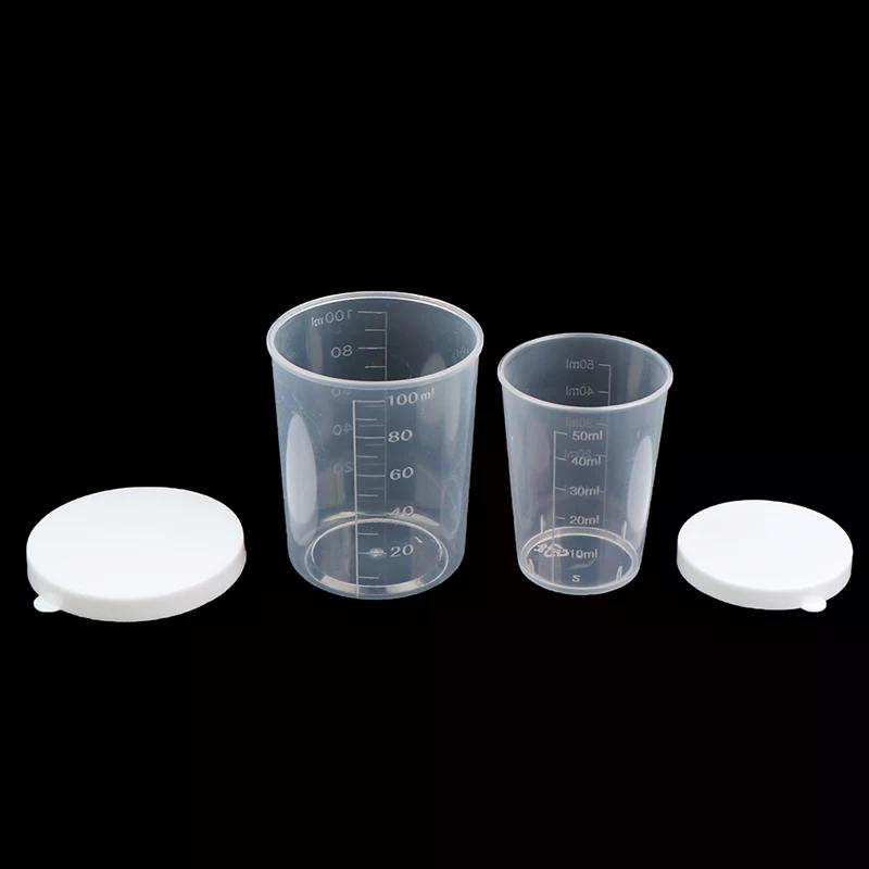 10Pcs Automotive Special Paint Scale Cup (385ML/750ML/1400ML/2300ML) Paint Cup Measuring Cup Paint Tank