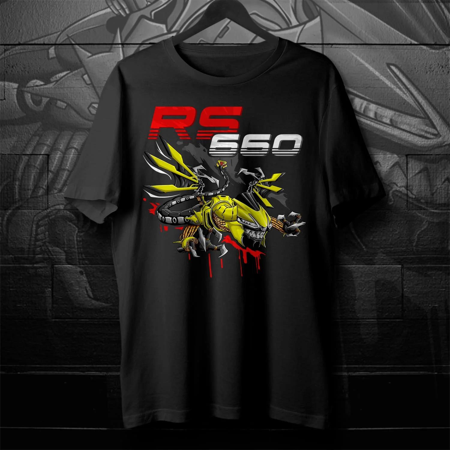 20202024 Models Italy RS660 Motorcycle Dragonbike Inspired TShirt 100 Cotton ONeck Short Sleeve Summer Casual Mens Tshirt S