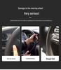 Tesla Hand-Stitched Genuine Leather Steering Wheel Cover for Models 3/Y/X/S - Full Coverage, Anti-Slip Grip.