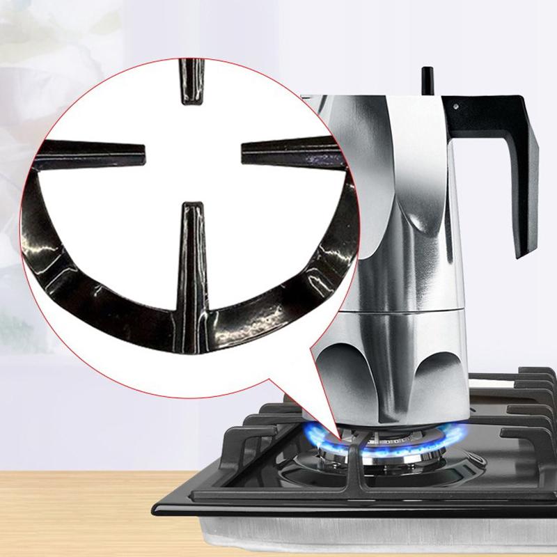1Pcs Stainless Steel Gas CookerRack Mocha Pot Coffee Pot Rack Kitchen GasStove CoffeeStand Simmer Ring Safe StovetopReducer