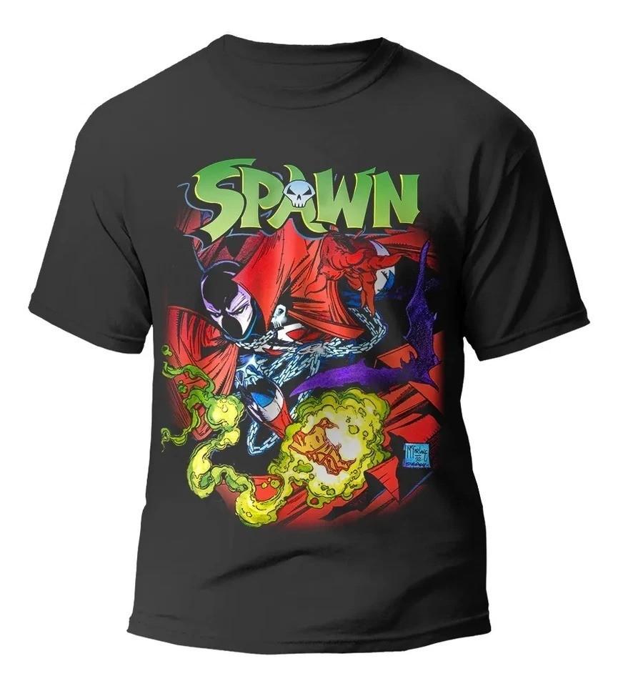 Spawn Graphic Black T shirt Unisex Men Women Reprint S-5XL L